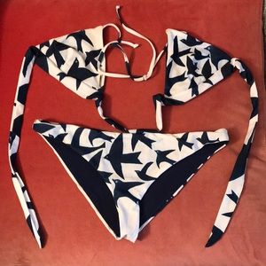 Mara Hoffman 2 piece wrap bikini